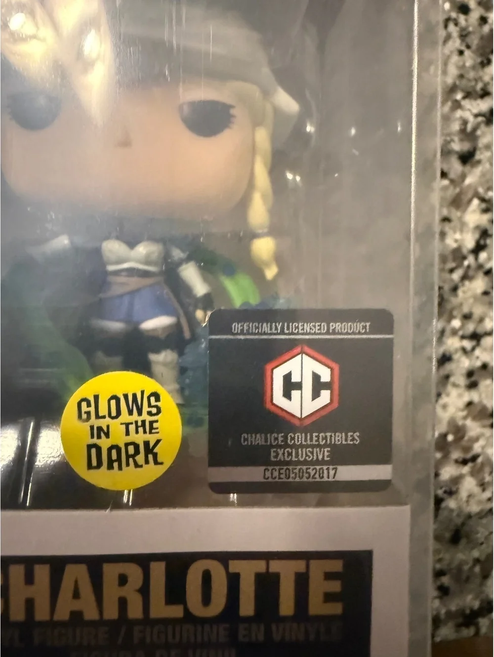 Funko Pop! Black Clover Charlotte #1155 GITD Chalice Exclusive NM